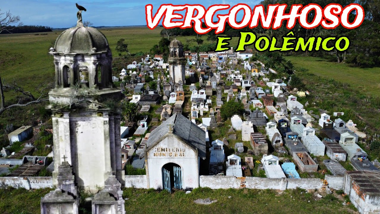 VERGONHOSO CEMITÉRIO MUNICIPAL DE CIDREIRA RS