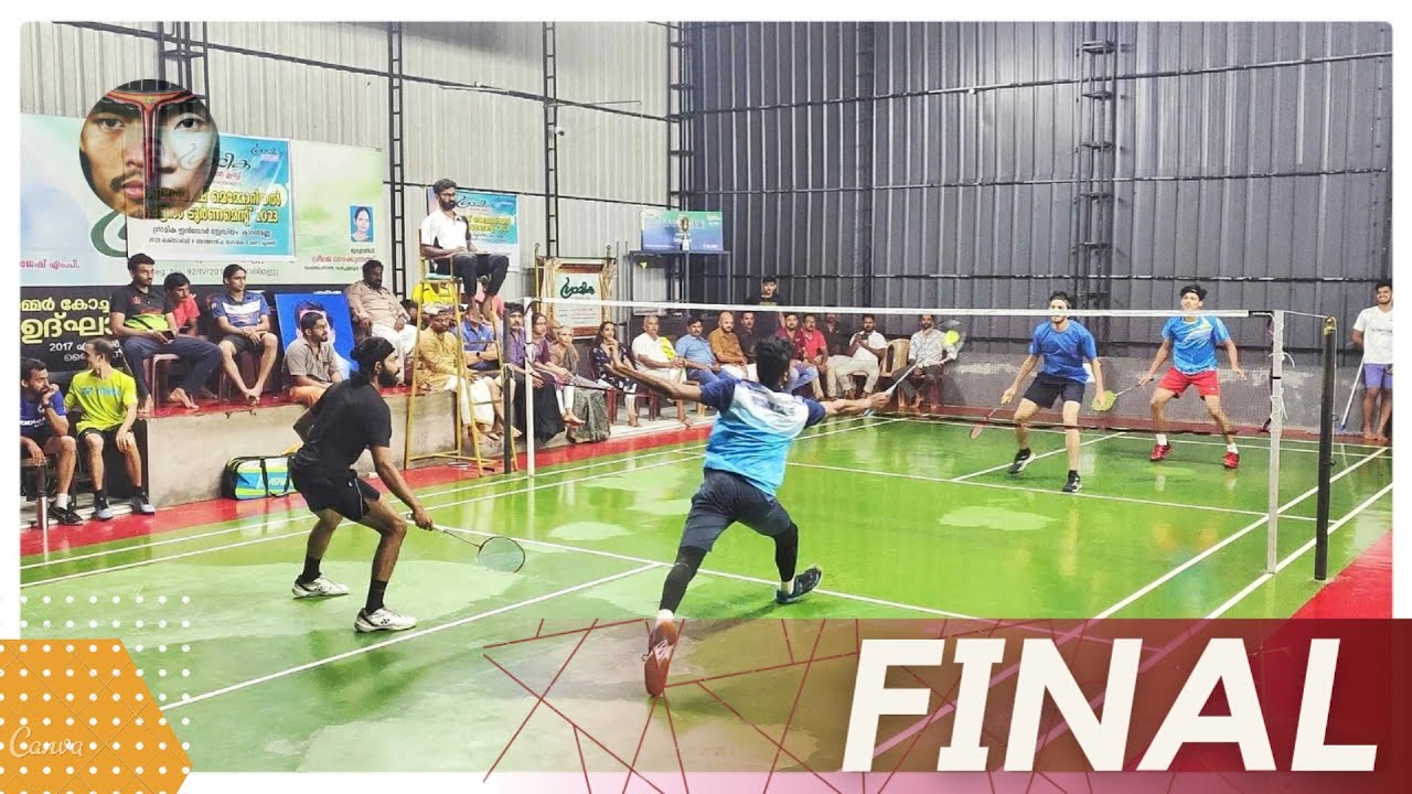 AMJAD/SHIJAS VS SHARATH/SHANU :GRAMIKA DASANMASH MEMORIAL SHUTTLE TOURNAMENT 2023