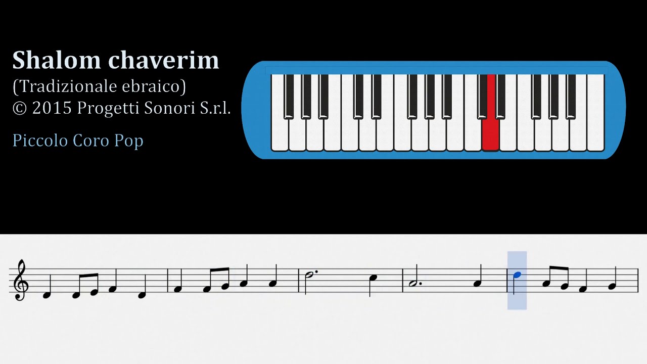 SHALOM CHAVERIM - video guida