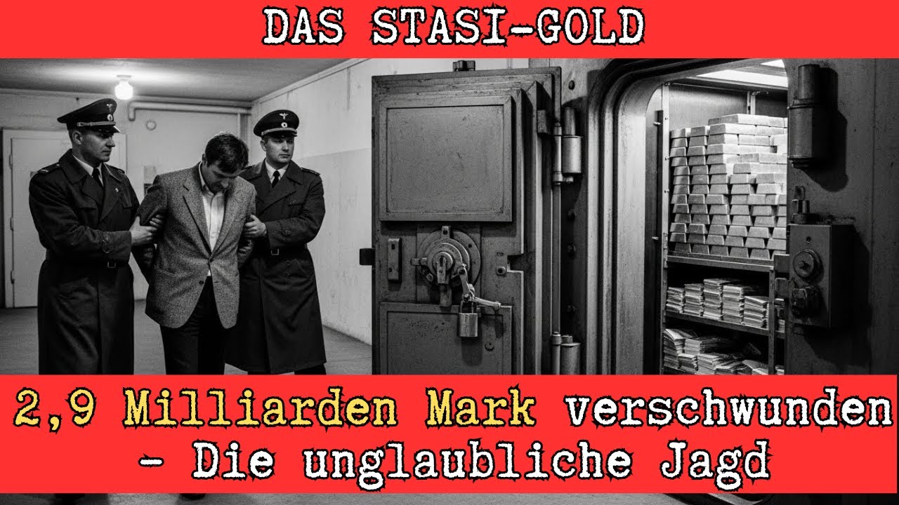 DAS STASI-GOLD: 2,9 Milliarden Mark verschwunden – Die unglaubliche Jagd