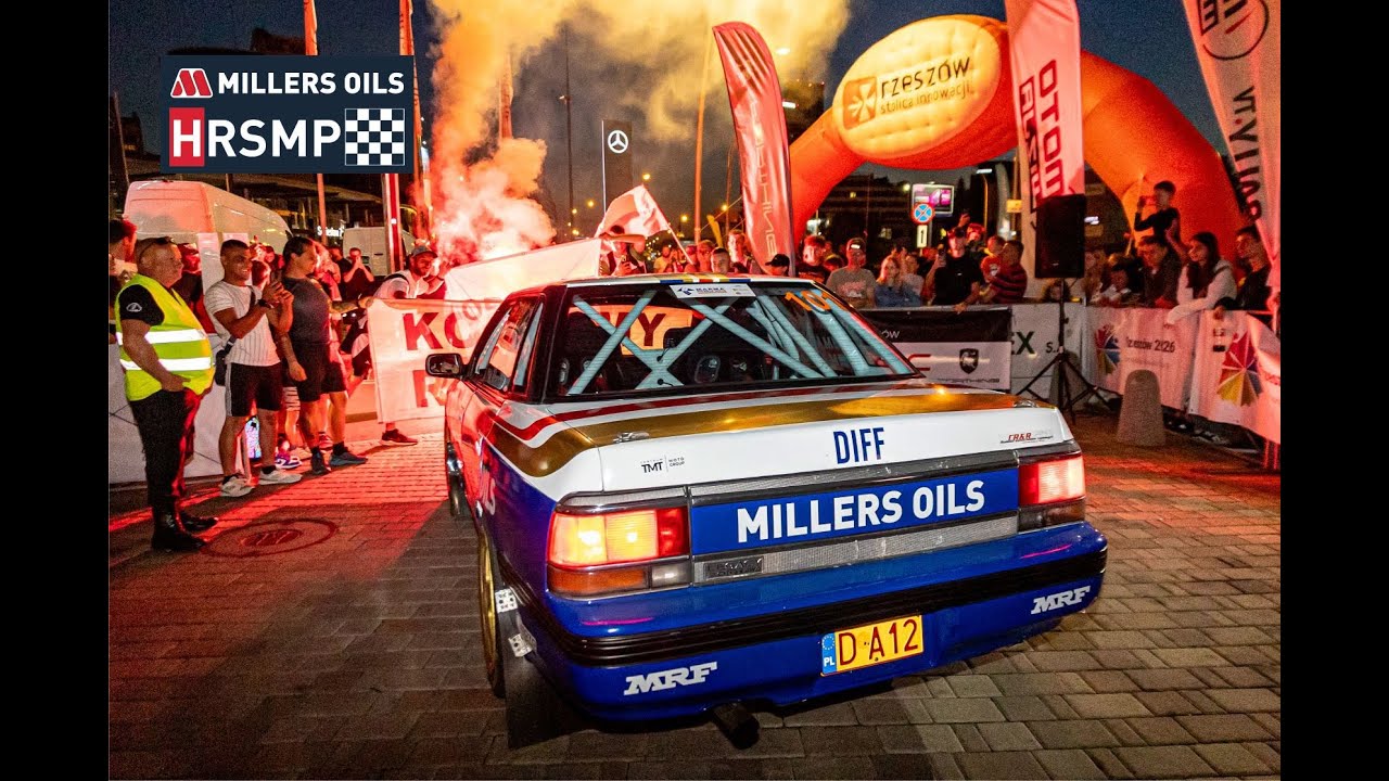 34 Rajd Rzeszowski 2025 Majcher Adamski Subaru Legacy RS Millers Oils HRSMP