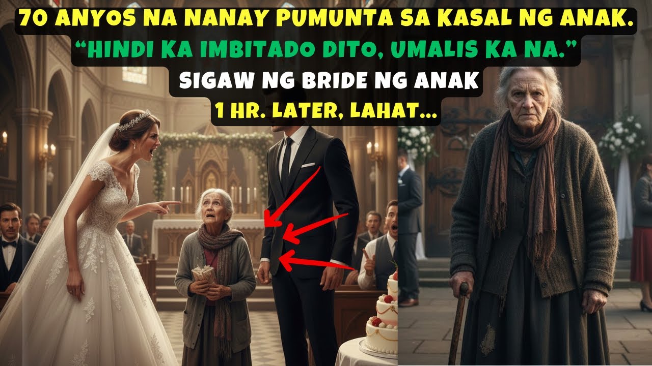 70 ANYOS NA NANAY PUMUNTA SA KASAL NG ANAK.