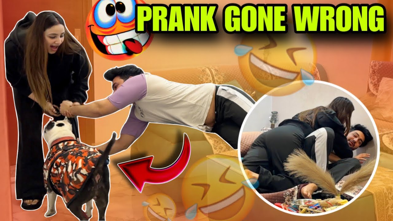 PATI NE PAKDE BIWI KE PER 😂|| PRANK GONE WRONG || 