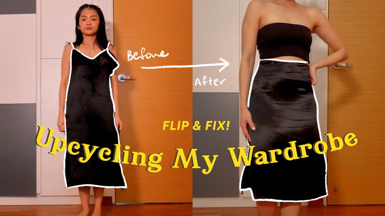 Upcycle With Me | Thrift flipping my clothes into clothes I will actually wear! Part 1