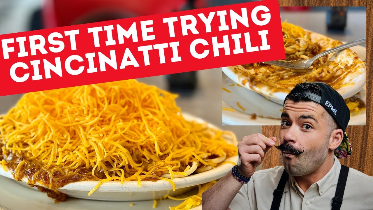 Trying Cincinnati Chili for the First Time | Skyline vs. Camp Washington Chili 🍝🌭