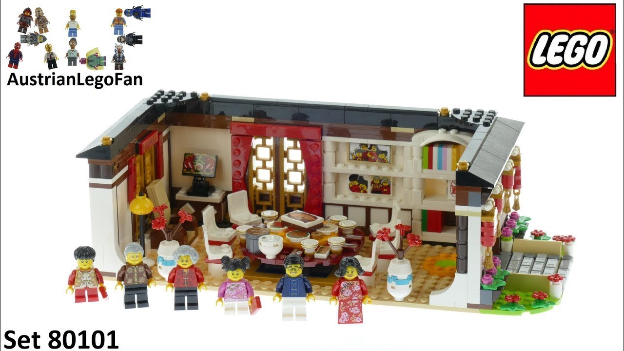 Lego 80101 Chinese New Year's Eve Dinner - LEGO Speed Build