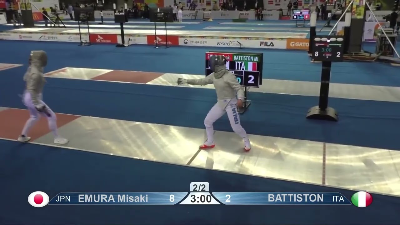 Seoul Grand Prix 2023 SWS - L16 - Emura Misaki JPN v Michela Battiston ITA