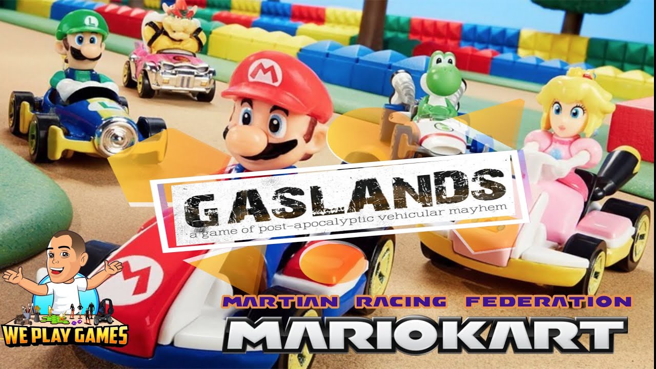 MarioKart Gaslands - Martian Racing Federation - Canyon Run Scenario