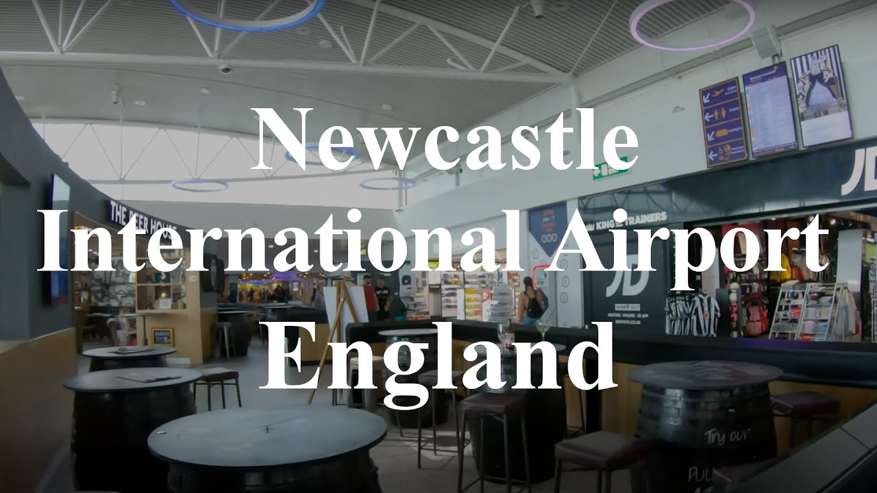 Newcastle International Airport (NCL), England (UK) 4K