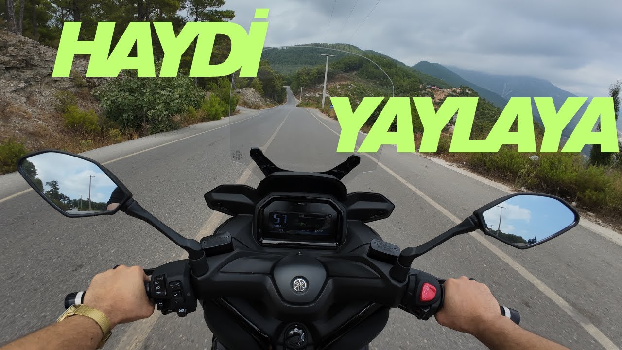 X-MAX 250 İLE KÜÇÜK YAYLAYA YOLCULUK:)