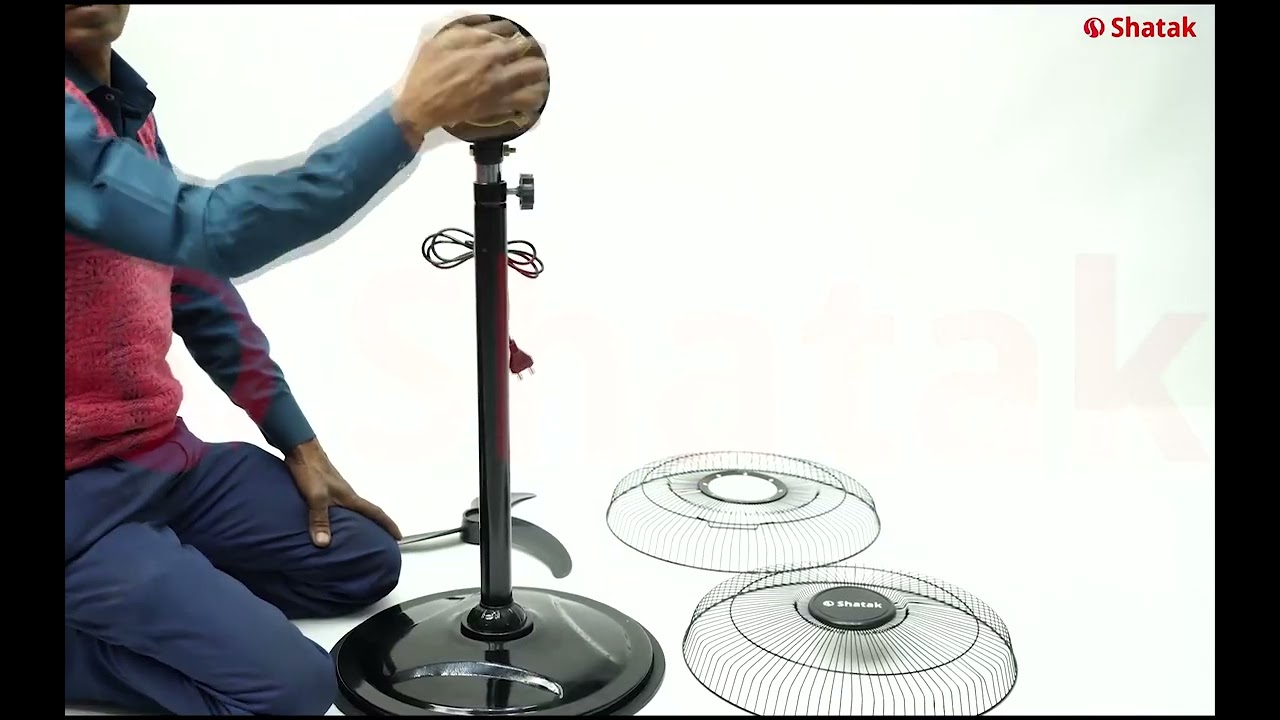 SHATAK BULLET PEDESTAL FAN ASSEMBLING VIDEO