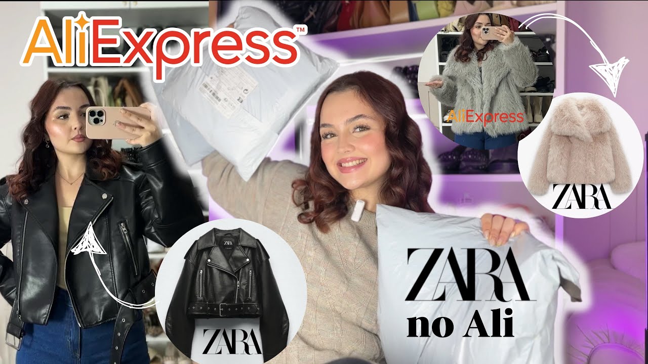 COMPRAS no ALIEXPRESS | Comprei ZARA no Ali e comparei as peças mais famosas (casaco R$830 na Zara)