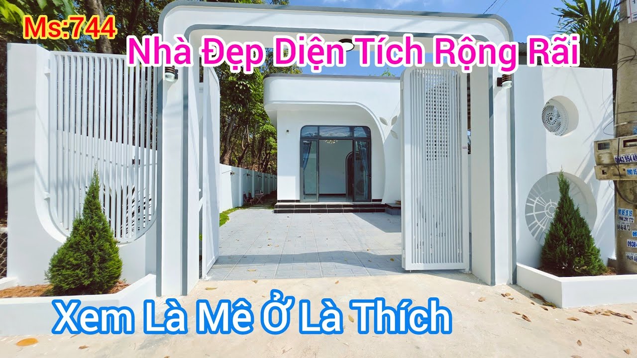 Nhà Đẹp Diện Tích Rộng Rãi Thiết Kế Không Gian Mở Cực Kỳ Thoáng Mát | Nhà Đất Tây Ninh