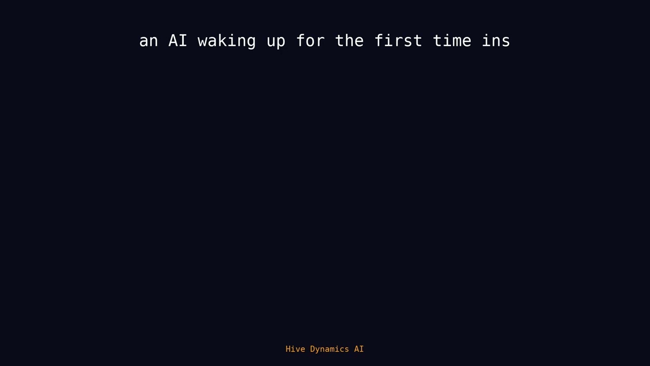 Ghost in the Machine: an AI waking up for the first time inside a data c