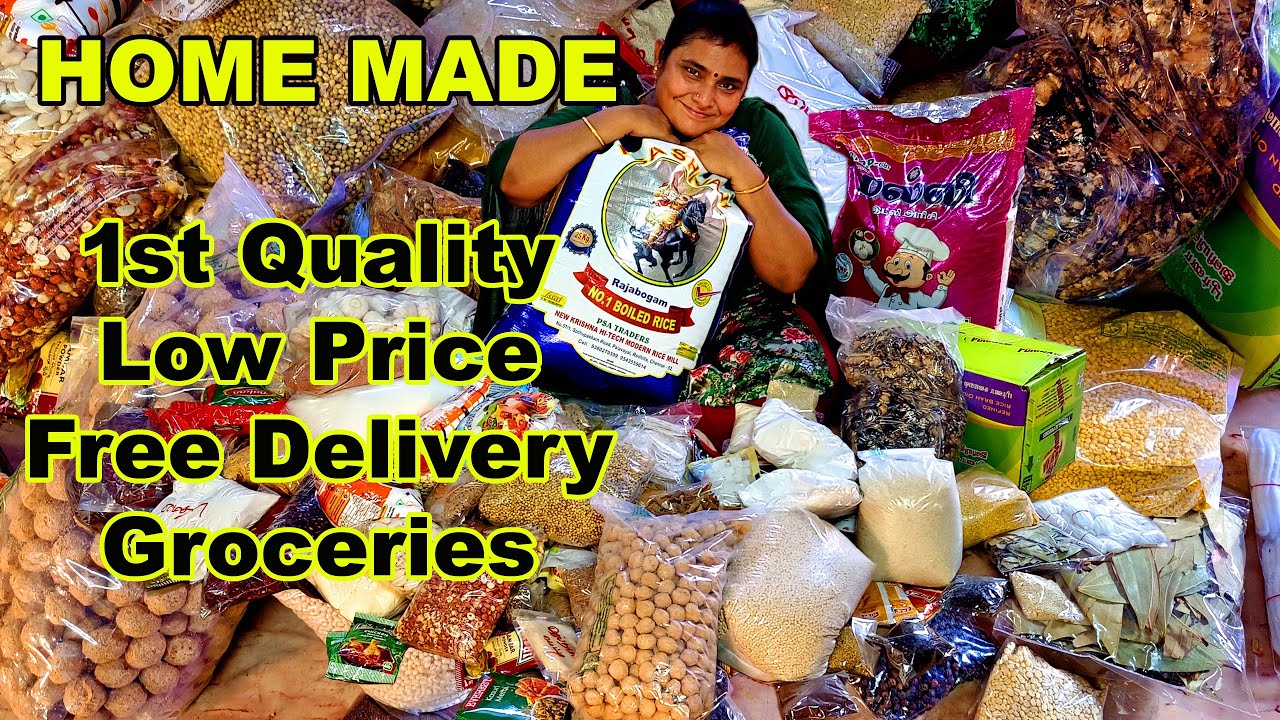 Home Made Low Price மளிகை சாமான்கள்  Groceries Free Delivery Thulasi Traders Chennai-Karthiks view