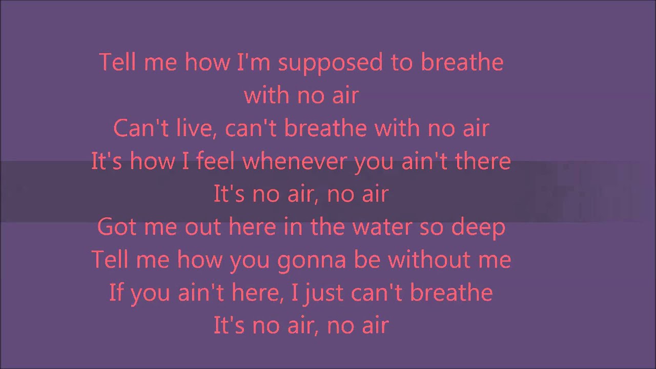 Jordin Sparks feat. Chris Brown - No Air (Lyric Video)