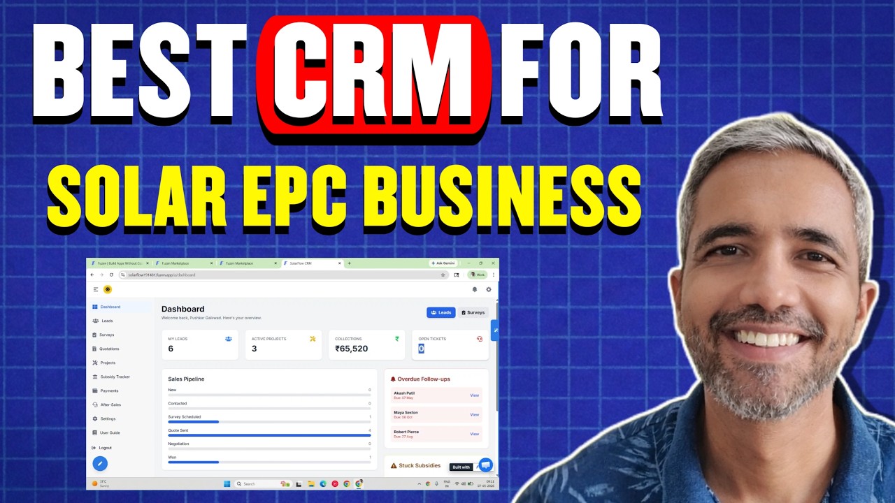 Best Solar CRM Software for Indian Installers, EPCs and Startups (2026)