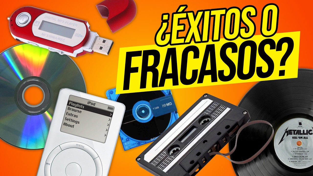 La HISTORIA de los FORMATOS y los REPRODUCTORES  de AUDIO