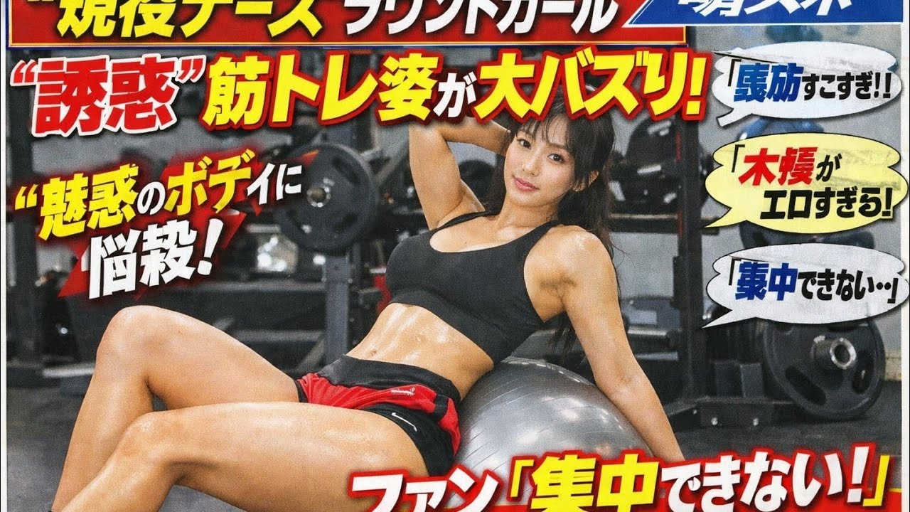 ”現役ナース”ラウンドガール、”誘惑”筋トレ姿が大バズり！腹筋と肉感あふれる太腿にファン「集中できない」