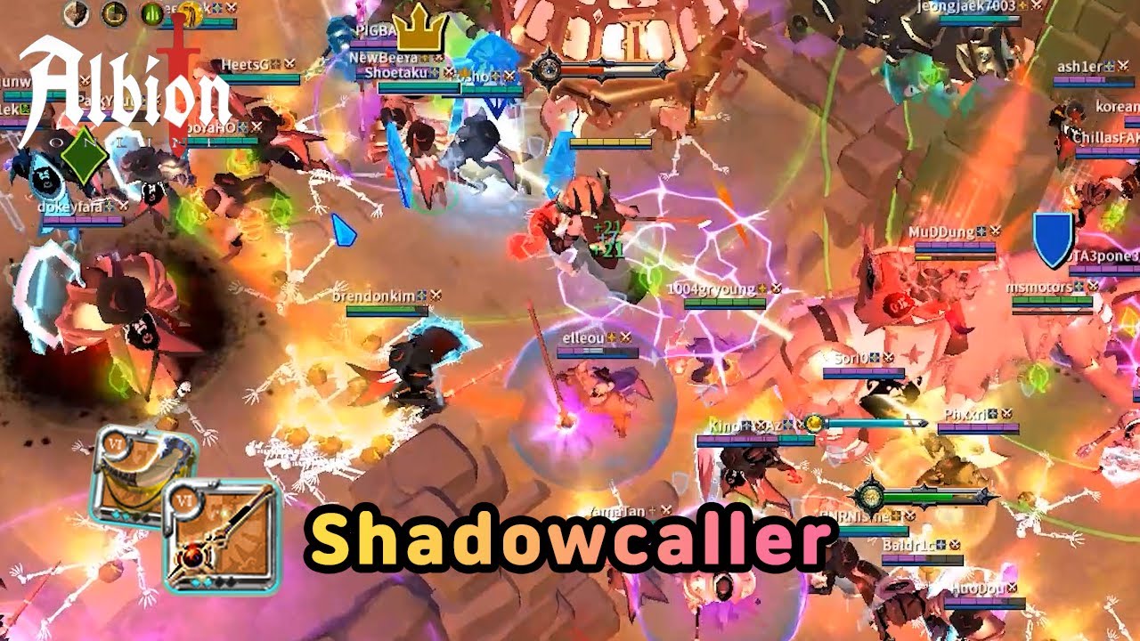 알비온온라인(AlbionOnline) | Shadowcaller | REGROUP vsVIRUS | 섀도우콜러