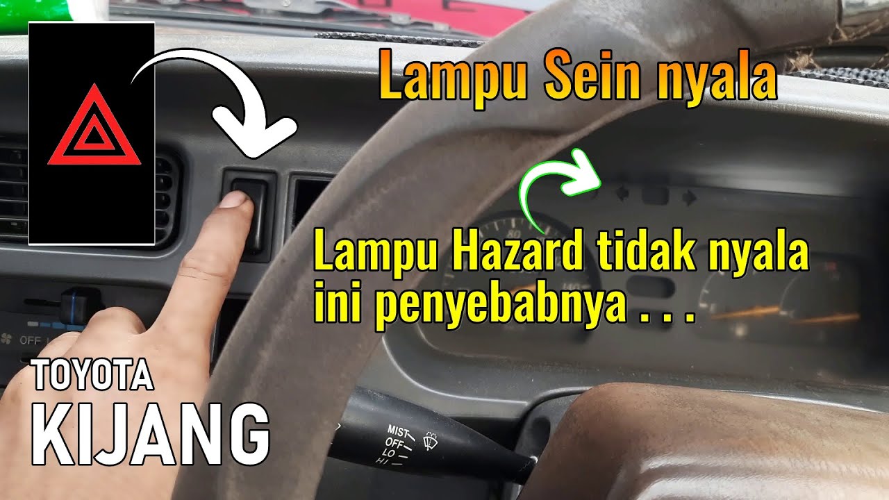 Lampu hazard mobil tidak nyala, cek ini...