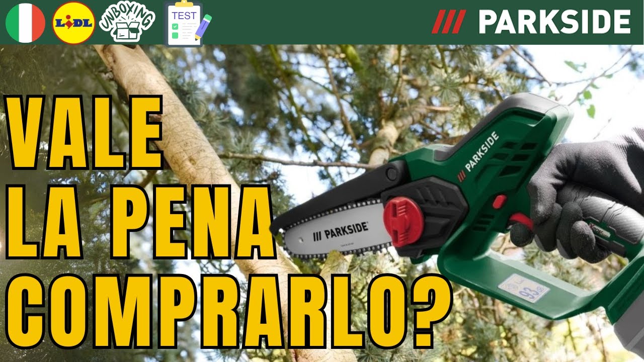 20 V MOTOSEGA RICARICABILE Parkside PAGHS 20-Li B2 ITALIA ITALIANO LIDL