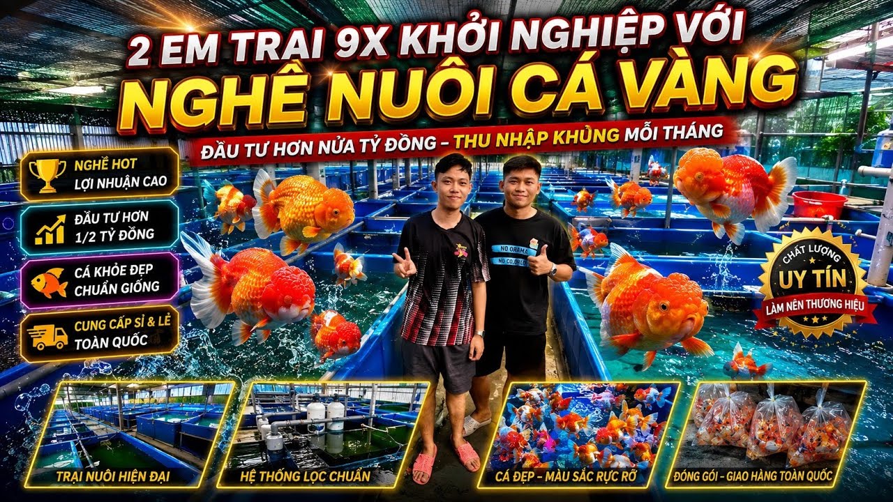 Два брата 9x начинают бизнес в сфере выращивания GOLDFISH | Инвестируйте более 20 000 долларов США