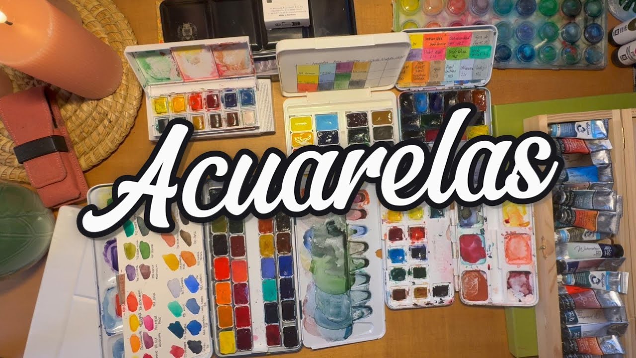 Acuarelas🎨Mis materiales y consejos. Ideas de regalo 🎁 Principiantes y amantes del arte