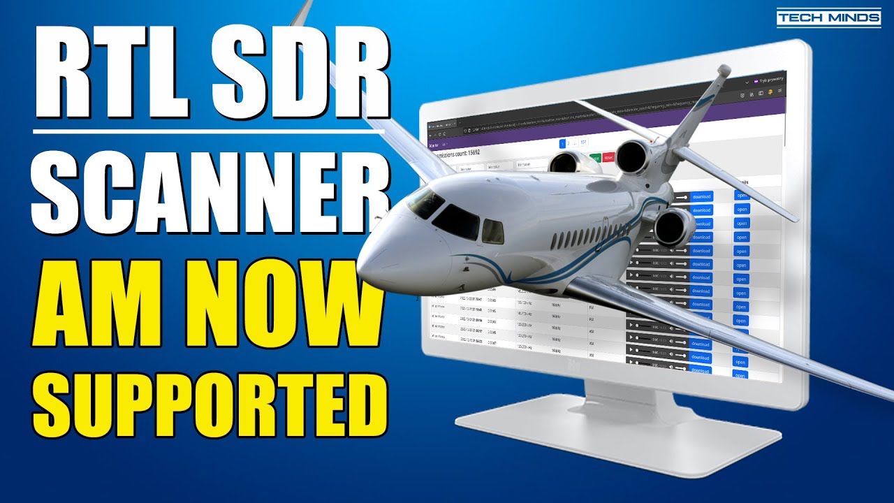 Запись радиопередач воздушного движения с помощью сканера RTL SDR