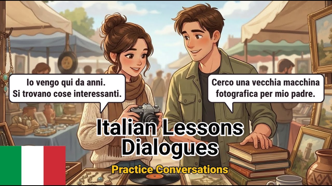 12 Easy Italian Conversations to Make New Friends (A2-B1) Part 2 |  Real Everyday Italian