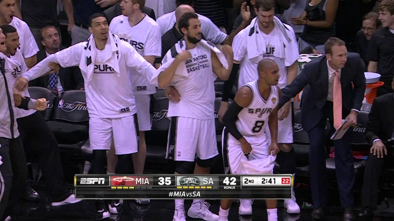 Manu Ginobili's Monster Drive and Poster Dunk
