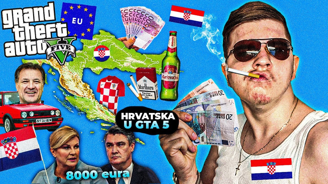 HRVATSKA U GTA 5😱 *nemoguće* (GTA 5 HRVATSKA MOD)