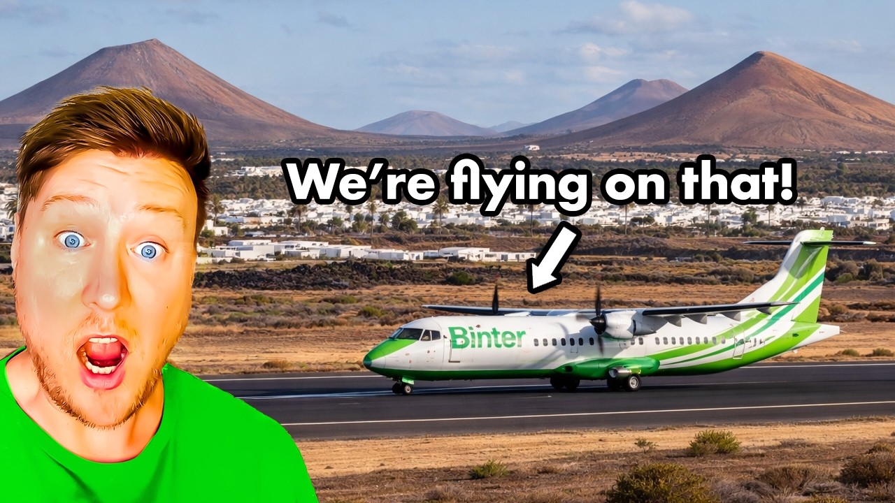 Lanzarote to Tenerife on Binter… But It’s a Tiny Propeller Plane! 😳✈️