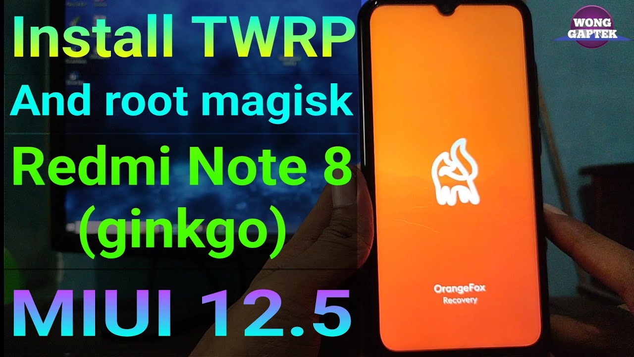 Установка TWRP Redmi Note 8 (ginkgo) MIUI 12.5 || Root Redmi Note 8