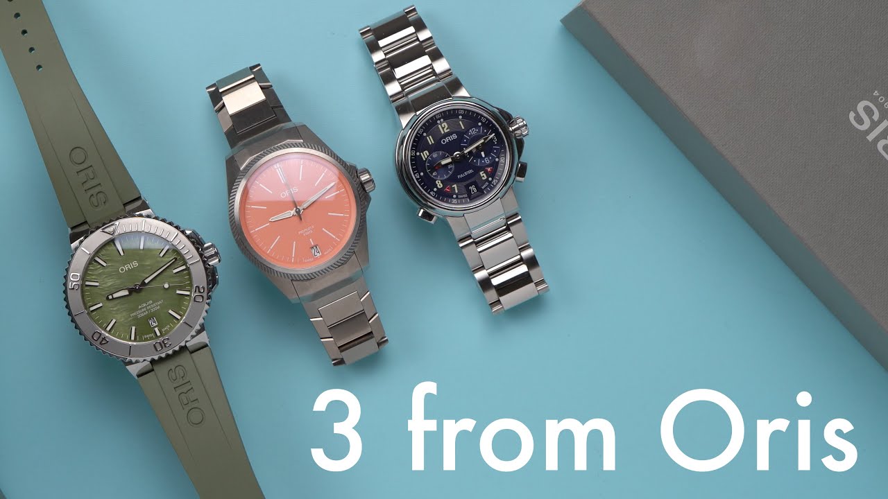 3 from Oris: Aquis NY Harbor, ProPilot X, Full Steel Hölstein Edition