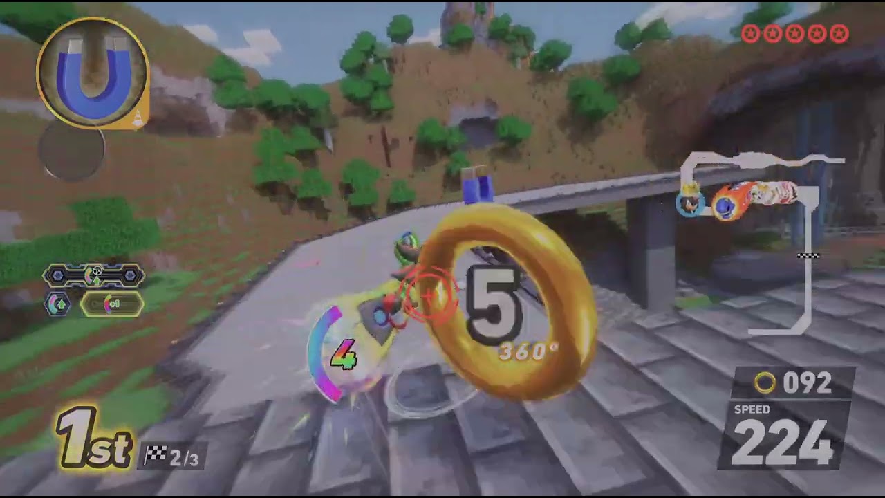 Shadow Vs Metal Sonic Sonic Racing: CrossWorlds Gamplay