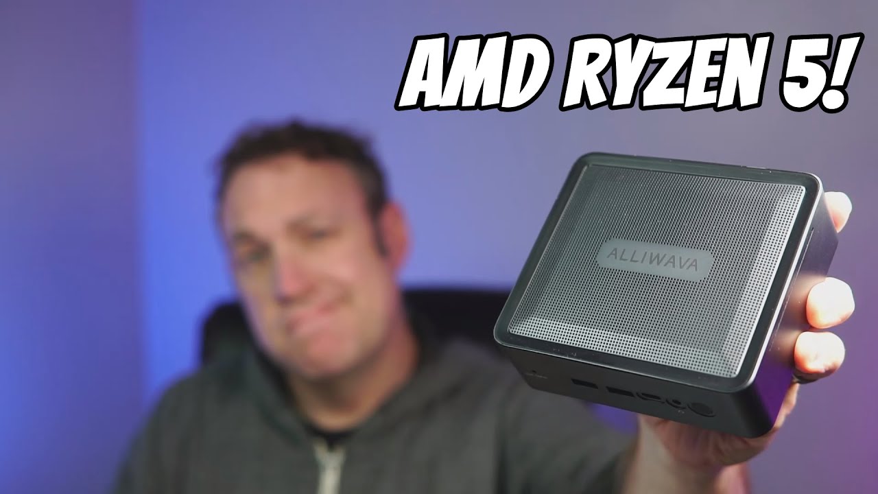 Этот мини-ПК ALLIWAVA оснащен процессором AMD Ryzen 5 5600H и 32 ГБ оперативной памяти!