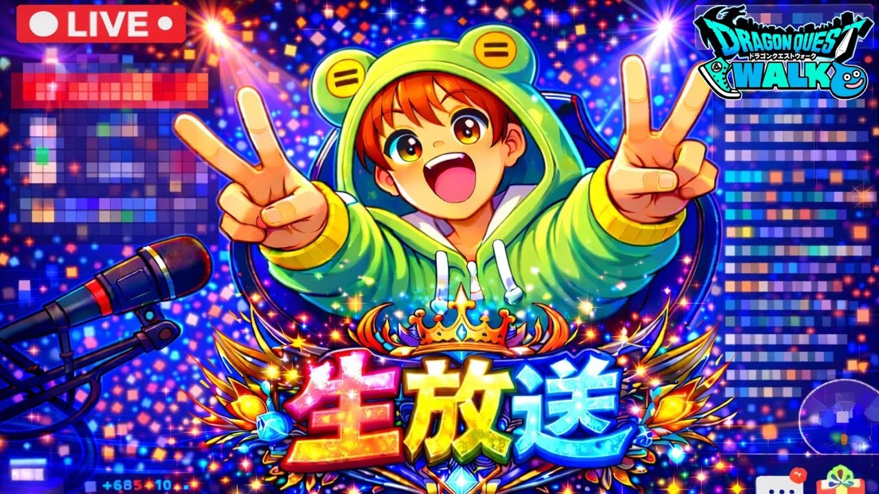 【ドラクエウォーク】レベル上げやるべ※お気軽にご質問やご相談してください！【DQウォーク】#スマートウォーク