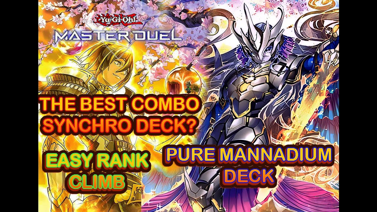 YU-GI-OH! The BEST SYNCHRO Deck? Pure MANNADIUM/Combo Guide And Easy Rank Up/Master Duel