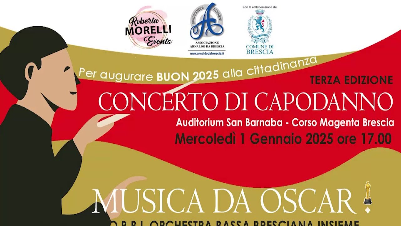 CONCERTO DI CAPODANNO - MUSICA DA OSCAR  1 Gennaio 2025