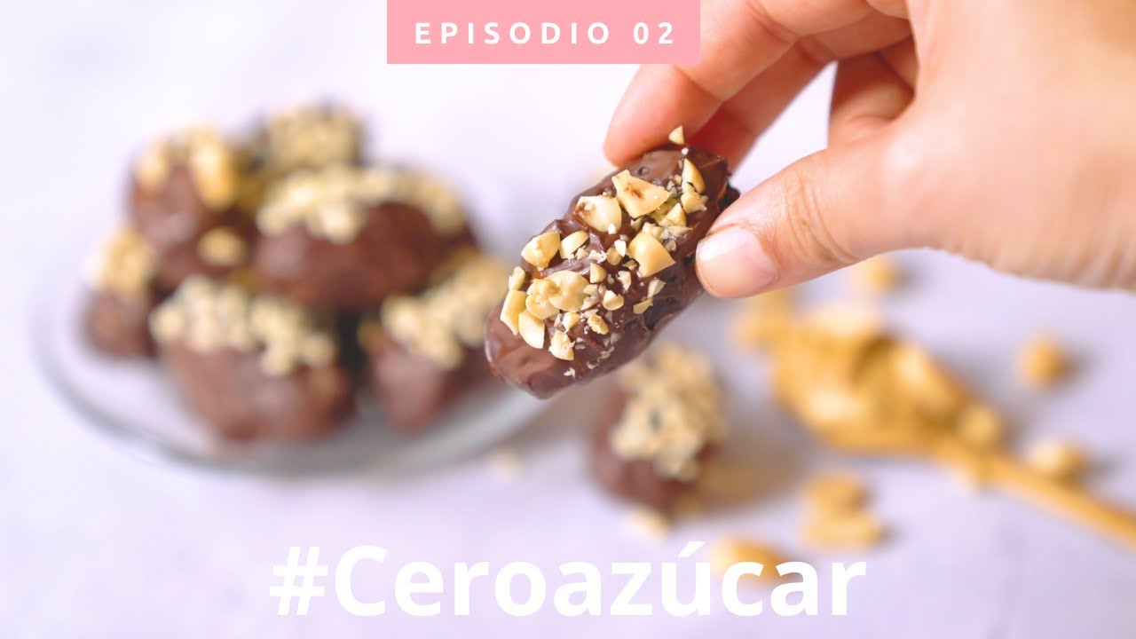 HEALTHY SNICKERS - CERO AZÚCAR  | 3 ingredientes en sólo 3 minutos!! | Ep.2