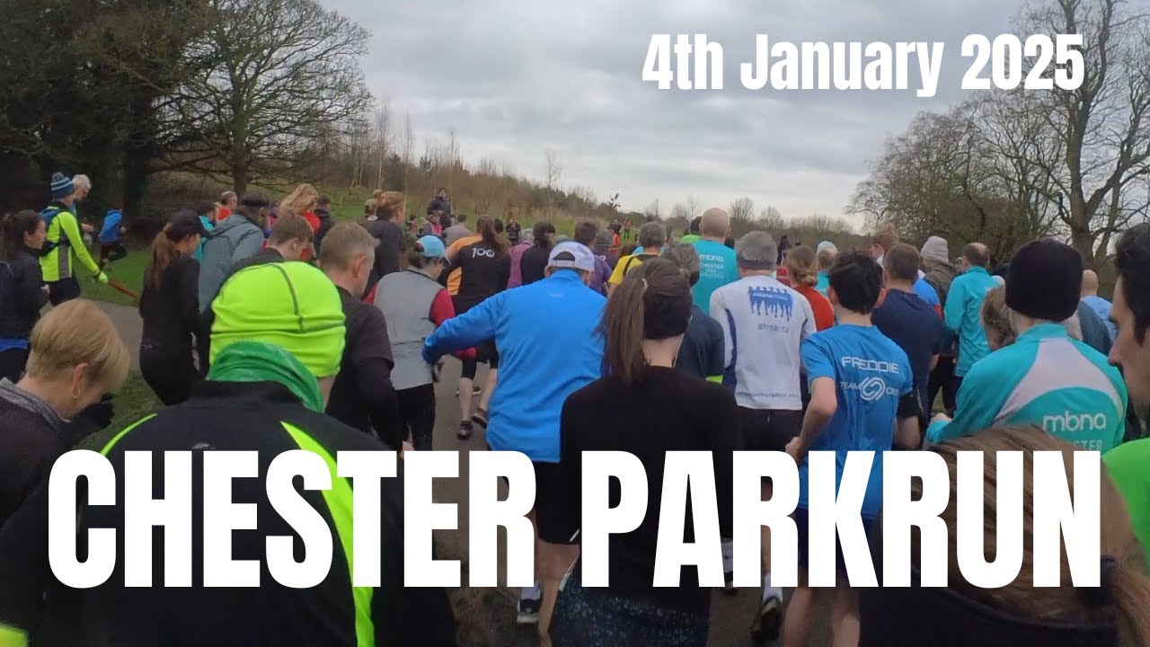 Chester parkrun 04/01/2025: Busy, fun Cheshire POV 5k run