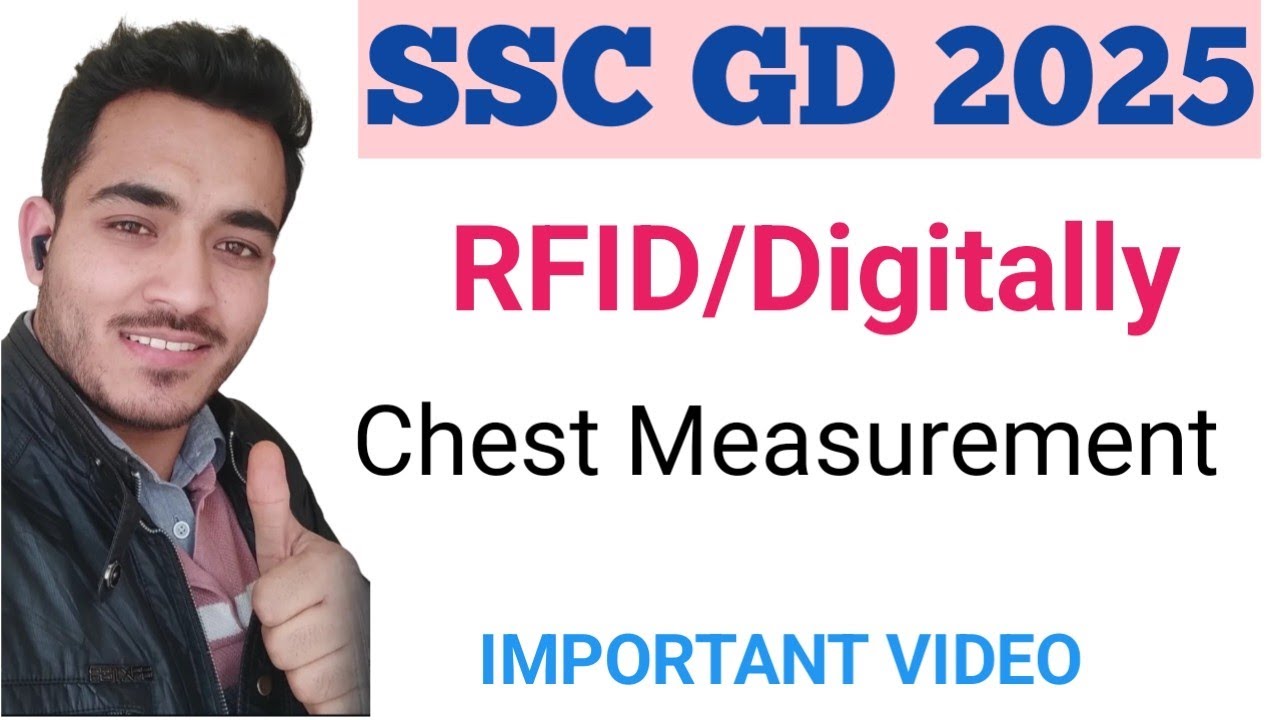 SSC GD Chest measurement | SSC GD 2025 Rfid chest measurement #ajayrajputsscwallah #sscgd 