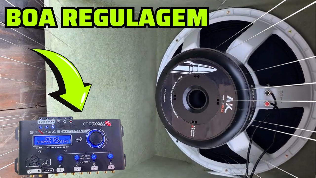 corte de frequencia para grave AK 3000 RMS TRITON