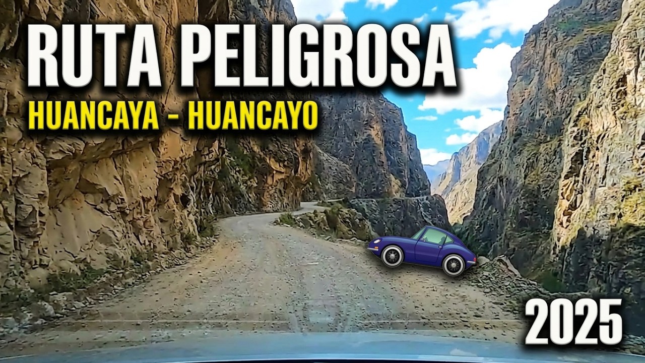 Viaje en auto de Huancaya a Huancayo | Aventura por una ruta peligrosa con paisajes increíbles