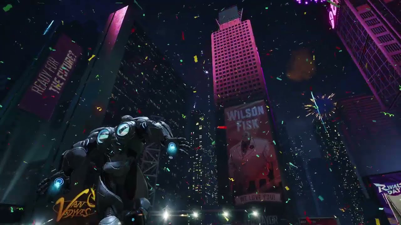 Marvel Rivals Day tour of Times Square Celebration