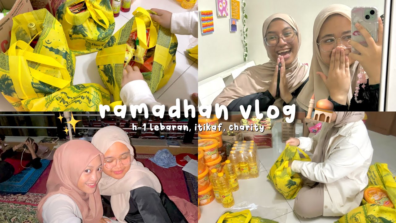 ramadhan vlog🧕🏻✨: itikaf, bukber, bagi sembako