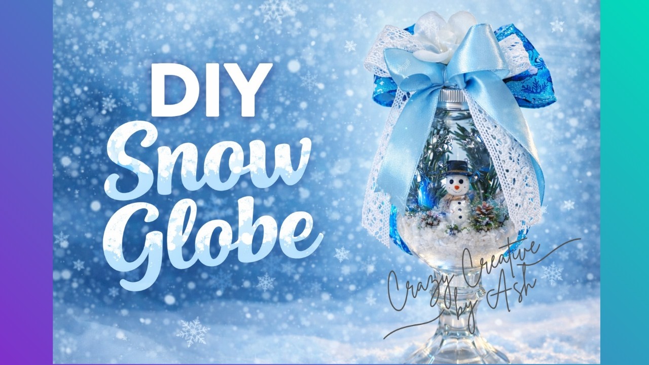 I Tried Making a Snow Globe From a Water Bottle (Would I Do It Again? IDK)