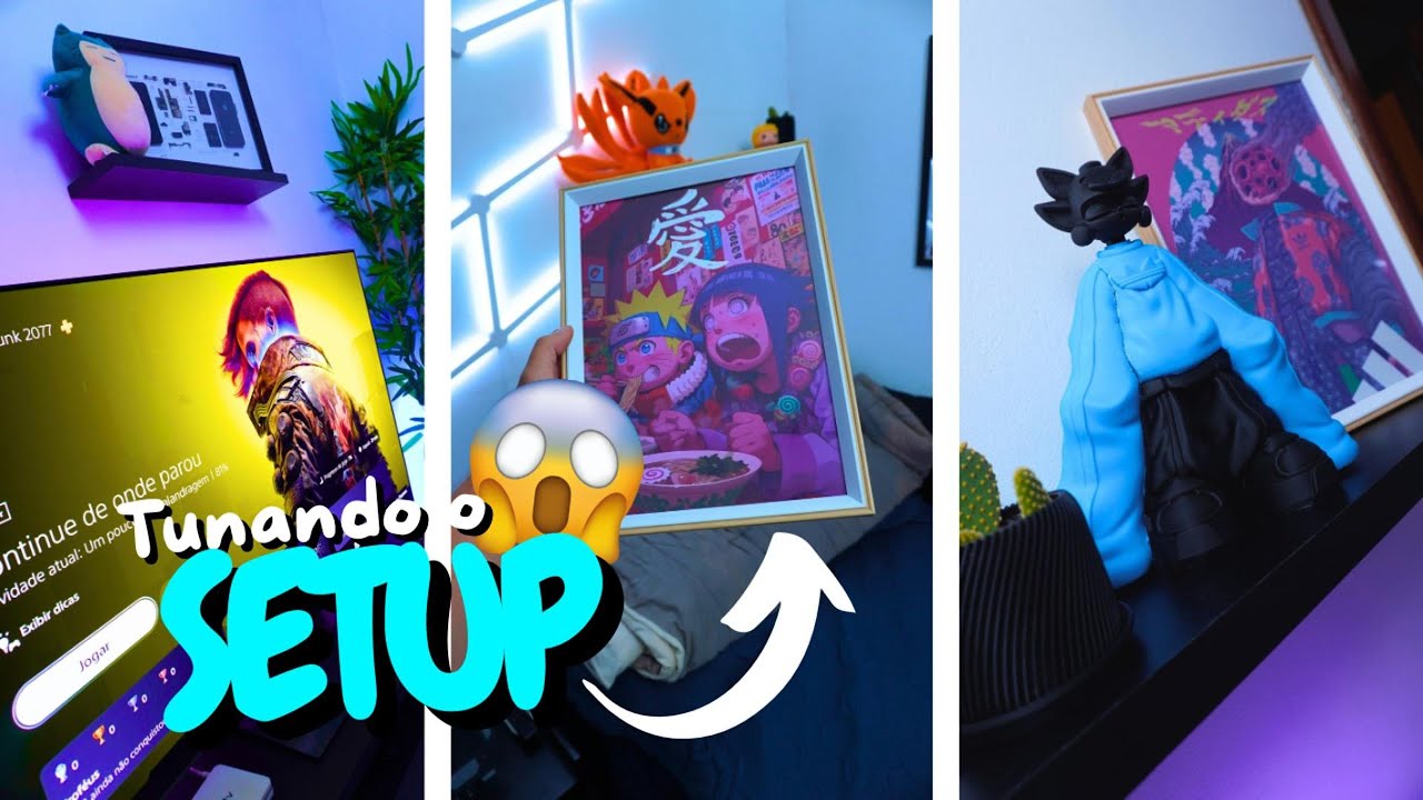 Um gamer reformando o quarto - FICOU INSANO