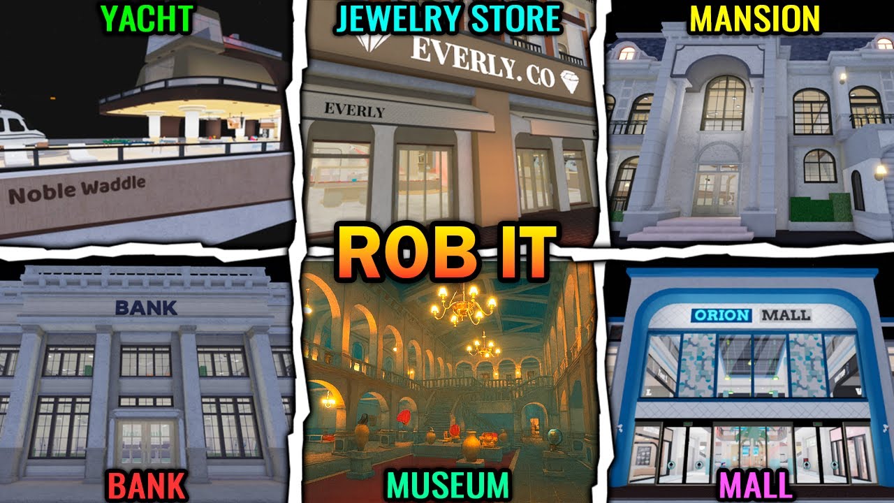 ROB IT - All 7 Maps | Full Walkthrough | Roblox